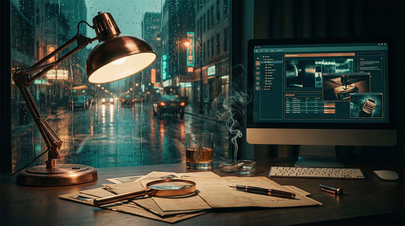 In den Schatten des Neo‑Noir: Die visuelle Seele von Suspecto